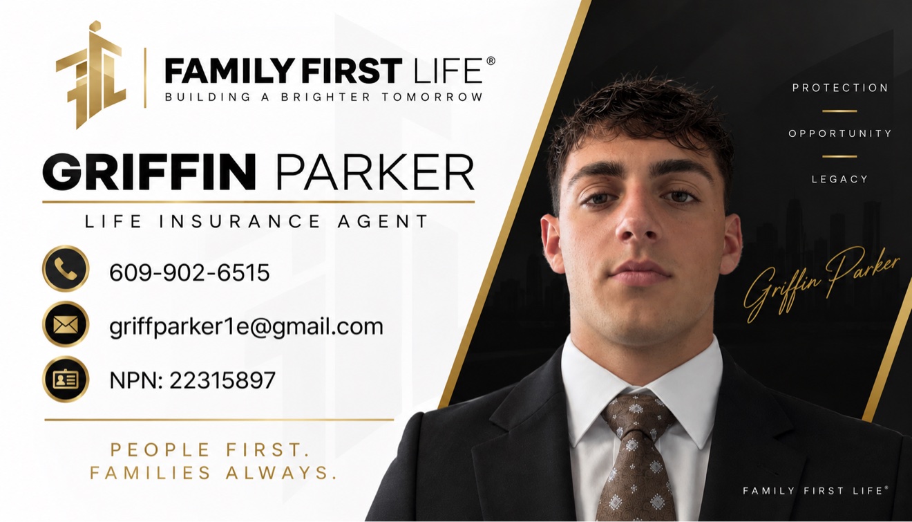 Griffin Parker, Life Insurance Agent — Family First Life